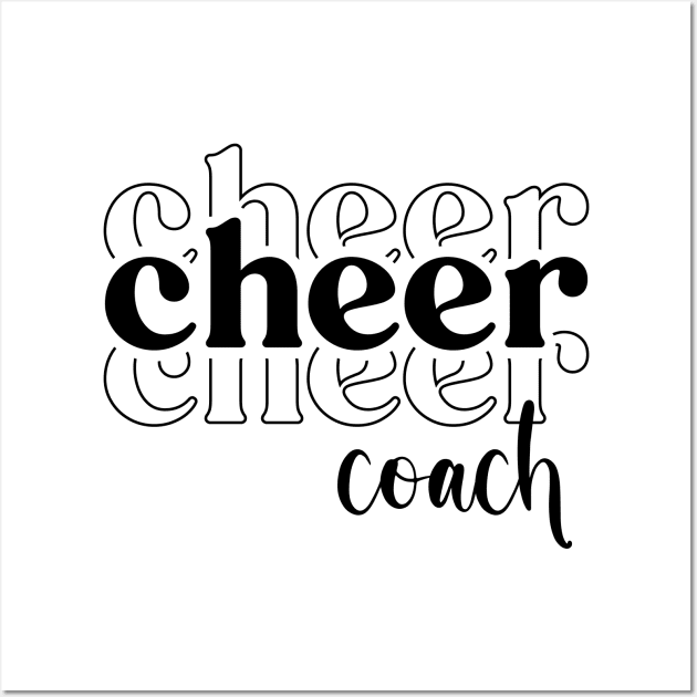 Cheer Coach Cheerleading Cheerleader Wall Art by fromherotozero